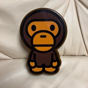 BAPE BABY MILO Plastic Lunch Bento Box Brown Bathing Ape Japan 2008